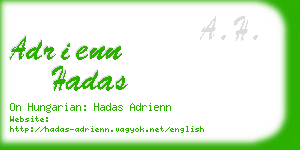 adrienn hadas business card